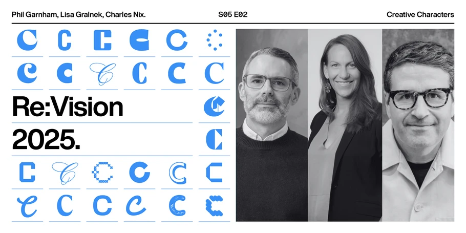 Re: Vision logo featuring a modern, sleek design with bold typography and a dynamic color scheme.
